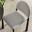 Modway Hayley Dining Side Chair in Black Camel