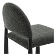 Modway Hayley Dining Side Chair in Black Anthracite