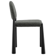 Modway Hayley Dining Side Chair in Black Anthracite