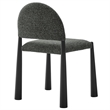 Modway Hayley Dining Side Chair in Black Anthracite