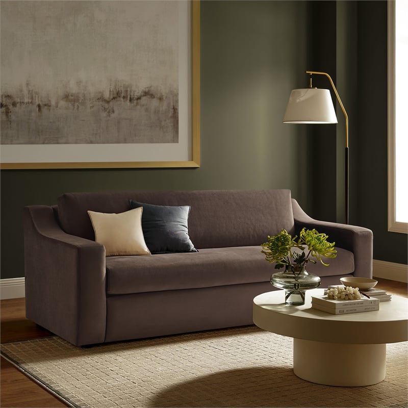 Liora Sofa in Chocolate Brown