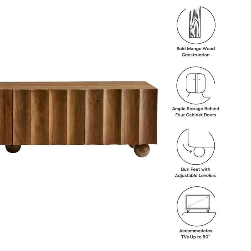 Modway Sorren TV Stand in Walnut