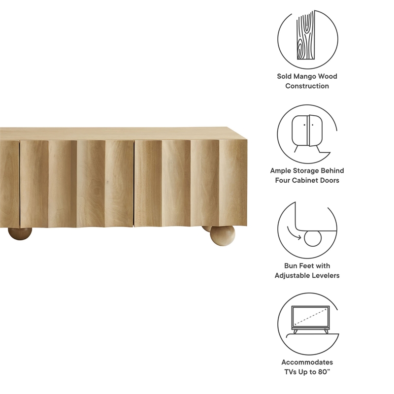 Modway Sorren TV Stand in Natural