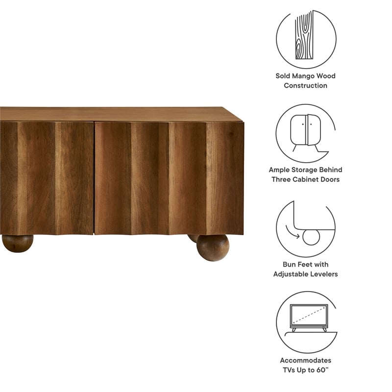 Modway Sorren TV Stand in Walnut