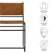Modway Thatcher Dining Chair in Tan