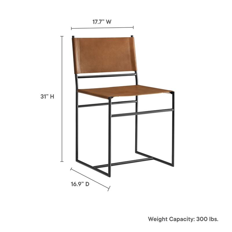 Modway Thatcher Dining Chair in Tan