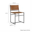 Modway Thatcher Dining Chair in Tan