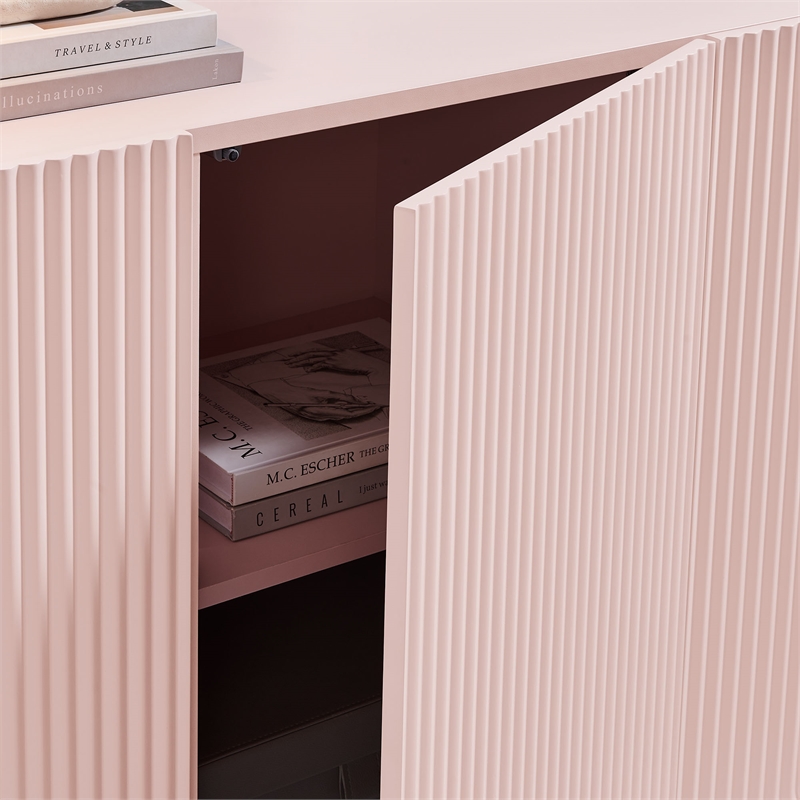 Modway Dahlia Sideboard Storage Cabinet in Soft Pink