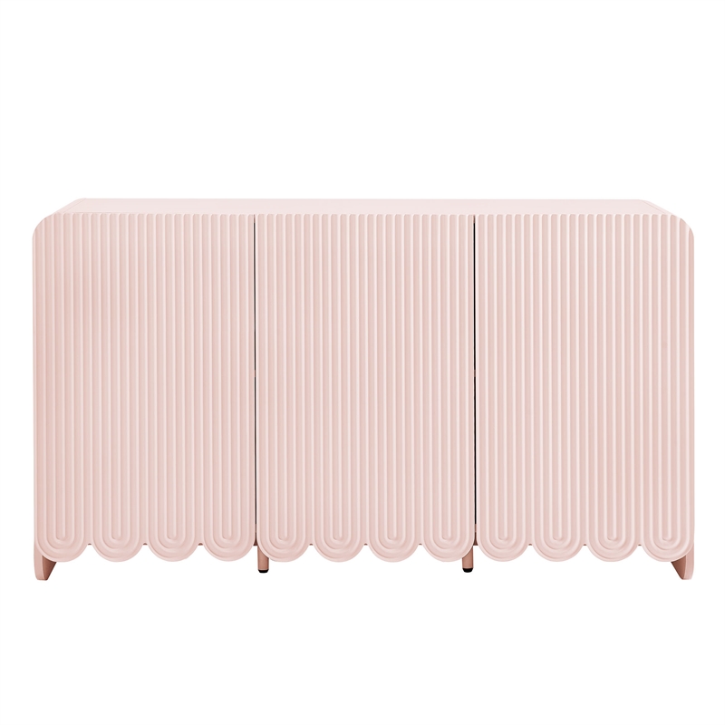 Modway Dahlia Sideboard Storage Cabinet in Soft Pink