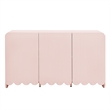 Modway Dahlia Sideboard Storage Cabinet in Soft Pink