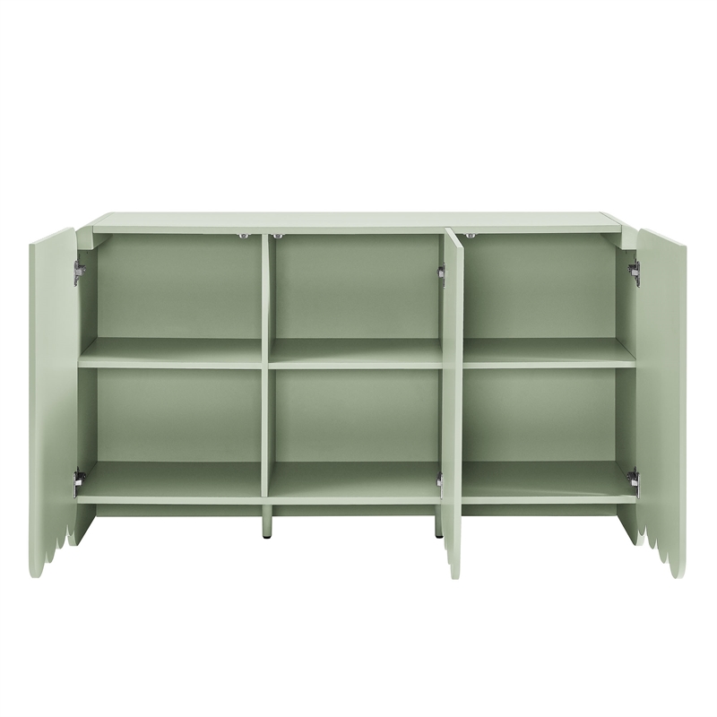 Modway Dahlia Sideboard Storage Cabinet in Sage