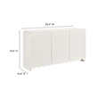 Modway Dahlia Sideboard Storage Cabinet in White
