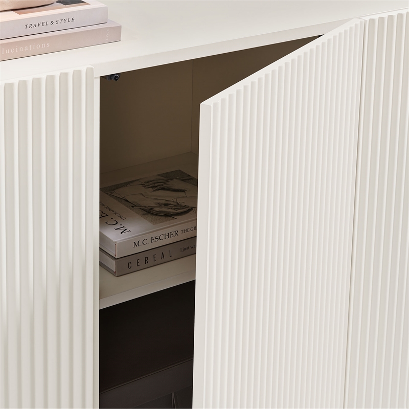 Modway Dahlia Sideboard Storage Cabinet in White