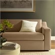 Liora Performance Velvet Sofa in Taupe