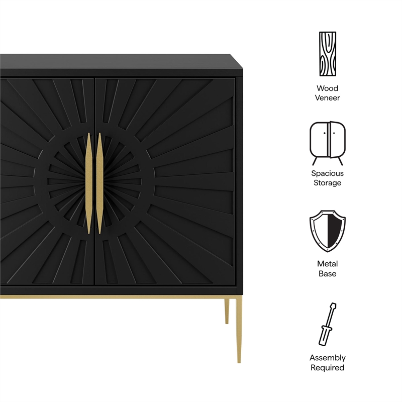 Awaken Accent Cabinet in Black