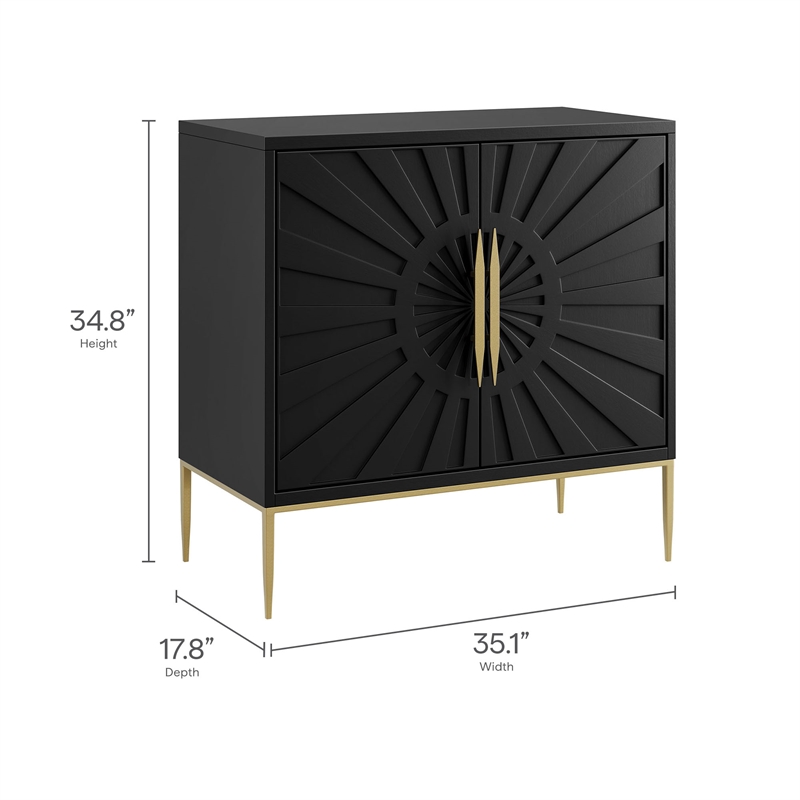 Awaken Accent Cabinet in Black