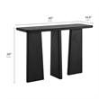 Porter Console Table in Black