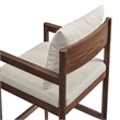 Remington Wood Fabric Bar Stool in Salt