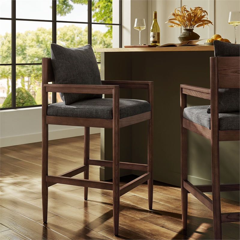 Remington Bar Stool in Charcoal