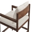 Remington Wood Fabric Counter Stool in Salt