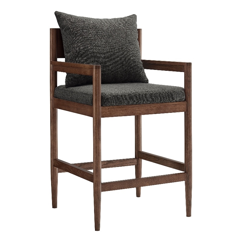 Remington Counter Stool in Charcoal