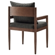Remington Dining Armchair in Charcoal