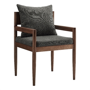 Remington Dining Armchair in Charcoal