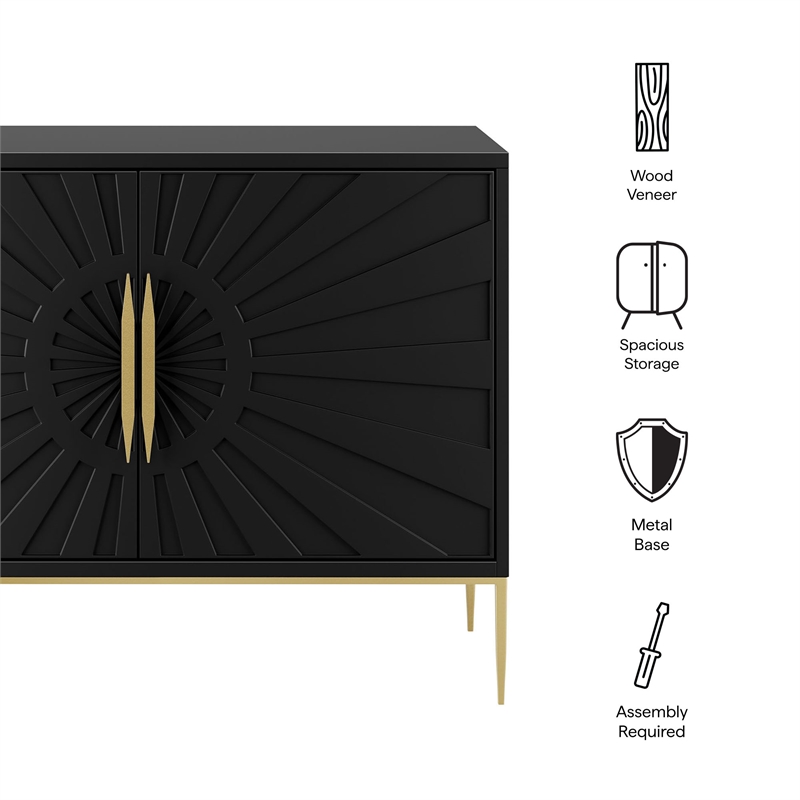 Awaken Accent Cabinet in Black