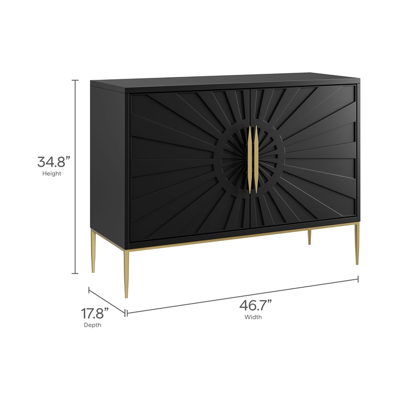 Awaken Accent Cabinet in Black