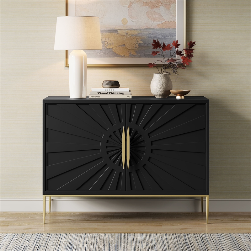 Awaken Accent Cabinet in Black