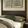 Alva Canopy Platform Bed in Smoked Oak