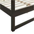Alva Canopy Platform Bed in Smoked Oak