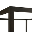 Alva Canopy Platform Bed in Smoked Oak