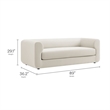 Modway Leif Sofa in Alabaster White