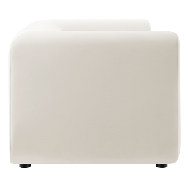 Modway Leif Sofa in Alabaster White