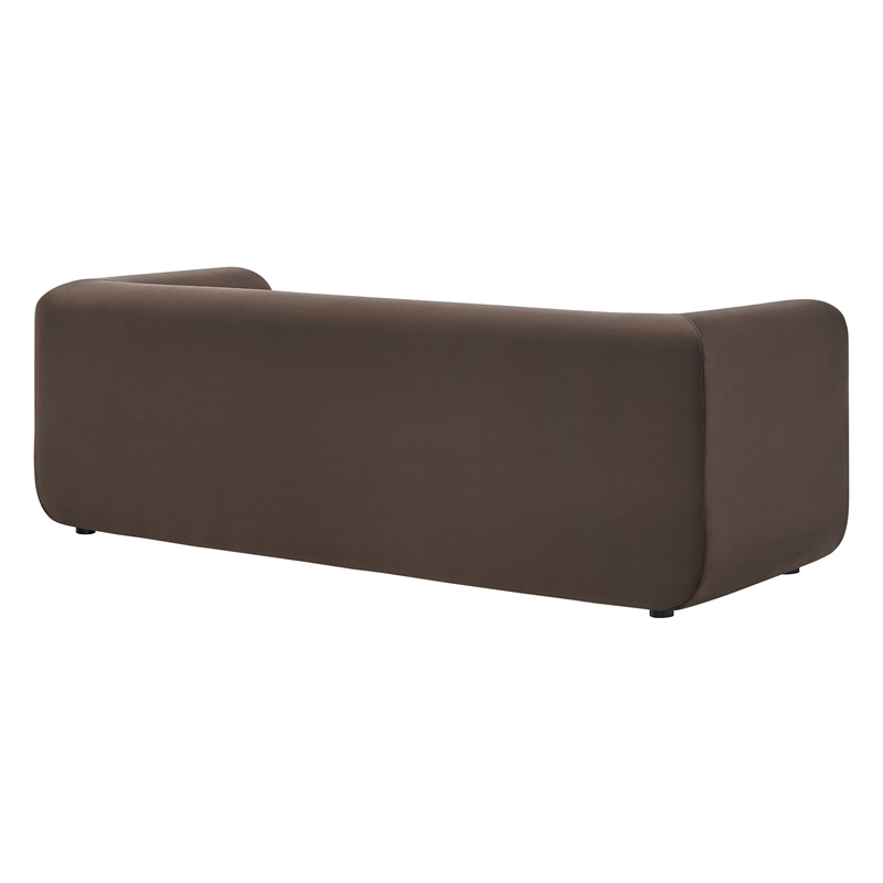 Modway Leif Sofa in Chocolate Brown