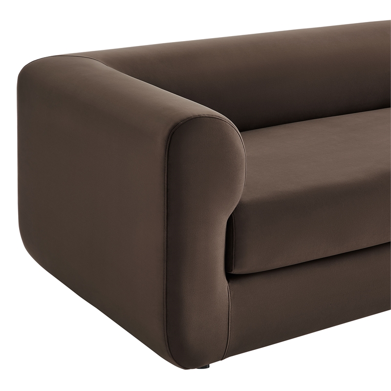 Modway Leif Sofa in Chocolate Brown