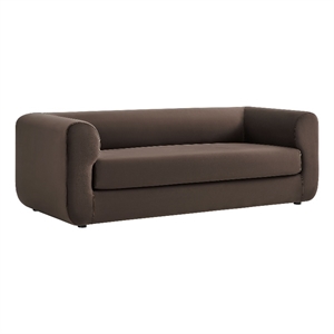 Modway Leif Sofa in Chocolate Brown