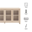 Evren Sideboard Storage Display Cabinet in Ash