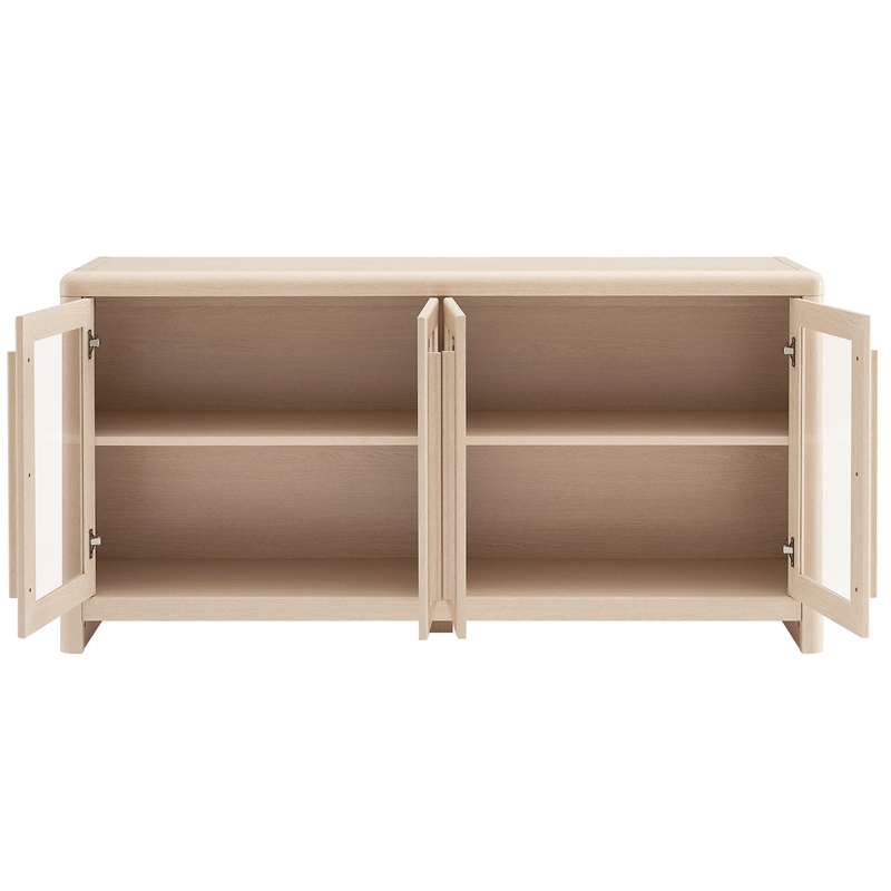Evren Sideboard Storage Display Cabinet in Ash