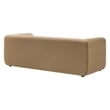 Modaway Leif Performance Velvet Upholstered Sofa in Taupe