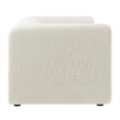 Modway Leif Boucle Fabric Upholstered Sofa in Pearl