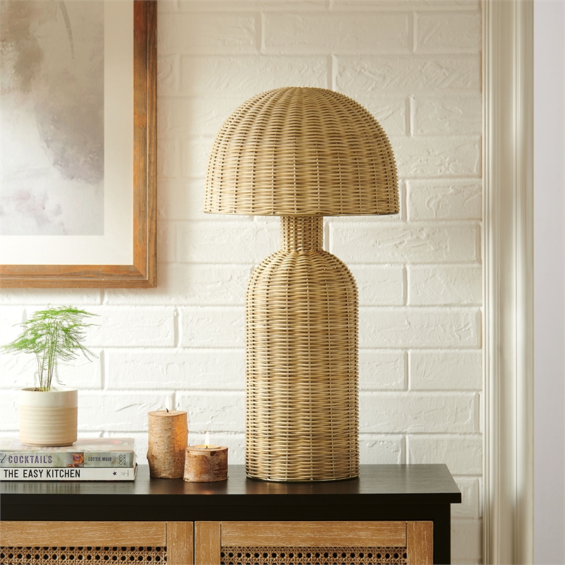 Briar Rattan Table Lamp in Natural