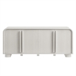 Bellamy Curved 4-Door Sideboard Cabinet in Ash
