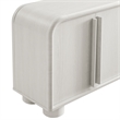 Bellamy Curved 4-Door Sideboard Cabinet in Ash
