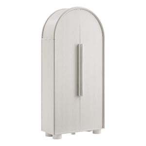 Bellamy Tall Arched Storage Cabinet in Ash