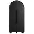 Modway Bellamy Contemporary Tall Arched Storage Cabinet in Black