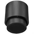 Amani Round Nesting Coffee Tables Set of 2 in Black