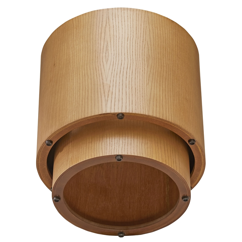 Amani Round Nesting Coffee Tables Set of 2 in Natural