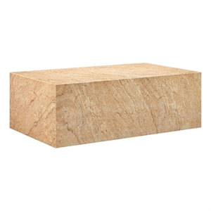 Jordana Square Plinth Indoor - Outdoor Patio Concrete Coffee Table